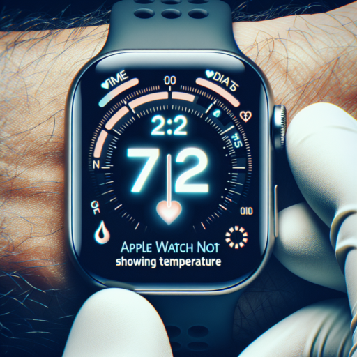 apple watch not showing temperature on face
