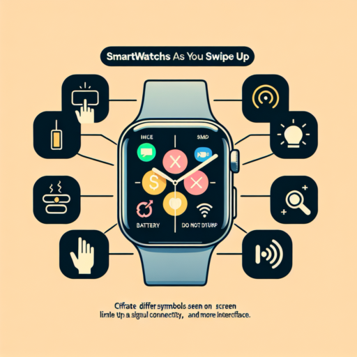 apple watch symbols when you swipe up