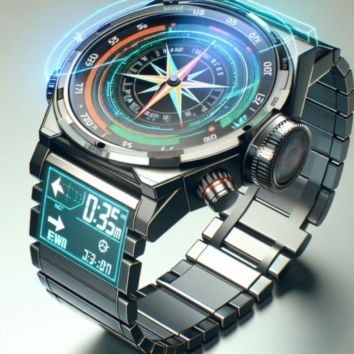 digital compass wrist watch