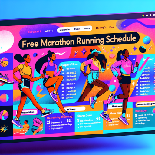 free marathon running schedule