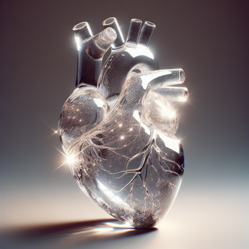 glass heart drawing