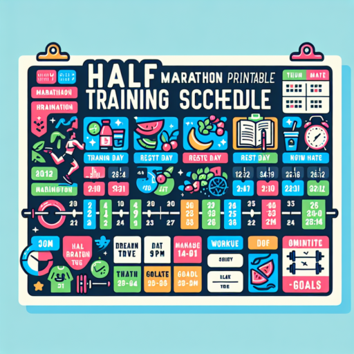 half marathon printable training schedule