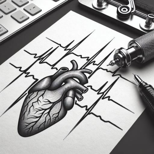 heart rate tattoo design