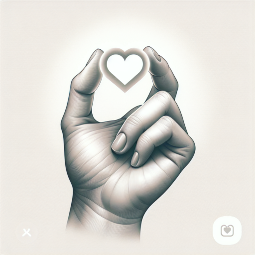 heart with 2 fingers app