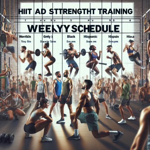 hiit and strength training weekly schedule