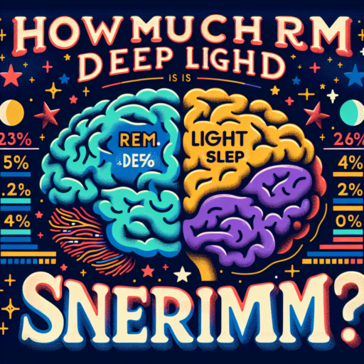 how much rem deep and light sleep is normal