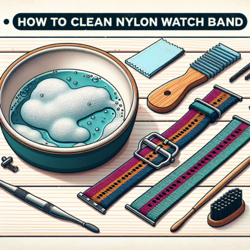 how to clean nylon watch band