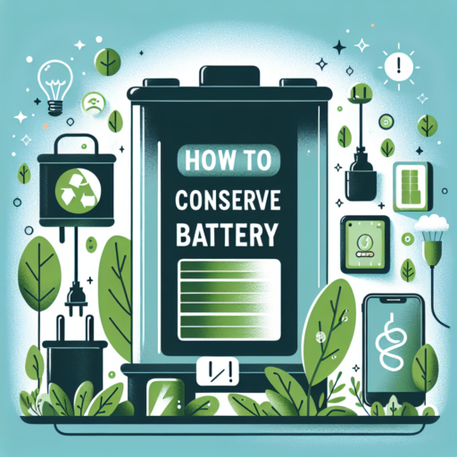 how to conserve battery