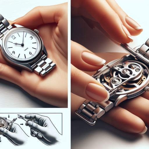 how to open clasp on watch