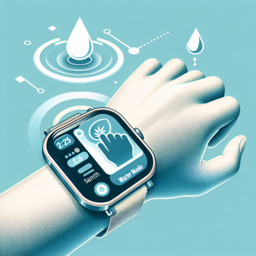 how to turn on water mode apple watch