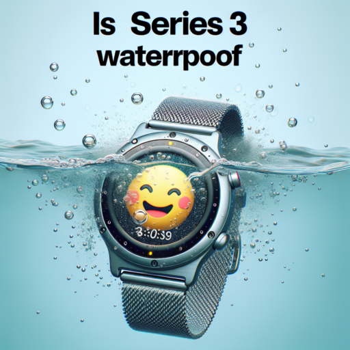 is apple series 3 waterproof