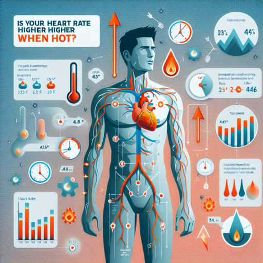 is your heart rate higher when hot