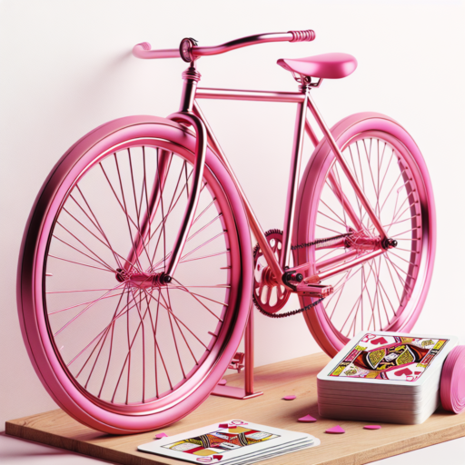 pink bicycle deck