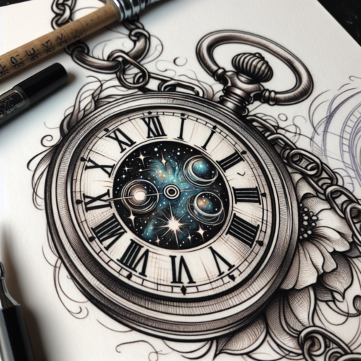 reloj tattoo design