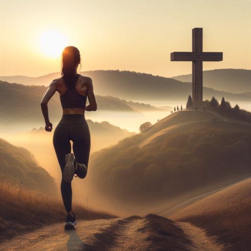 running to the cross