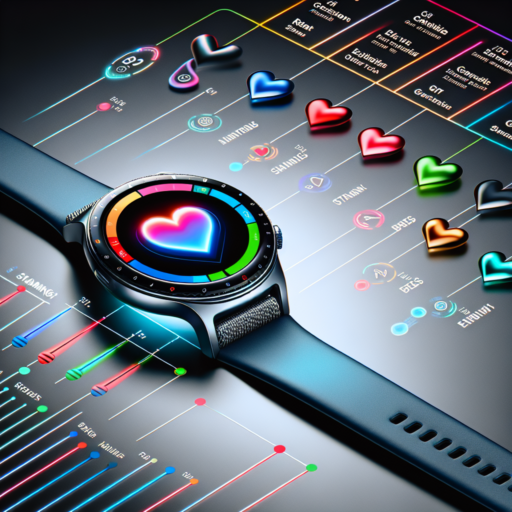 samsung watch heart colors meaning