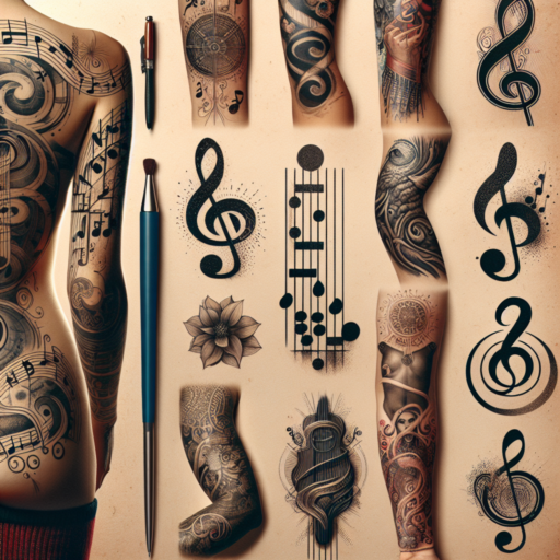 Inspirational Tattoos of Music Notes Symbols: Express Your Love for Melody