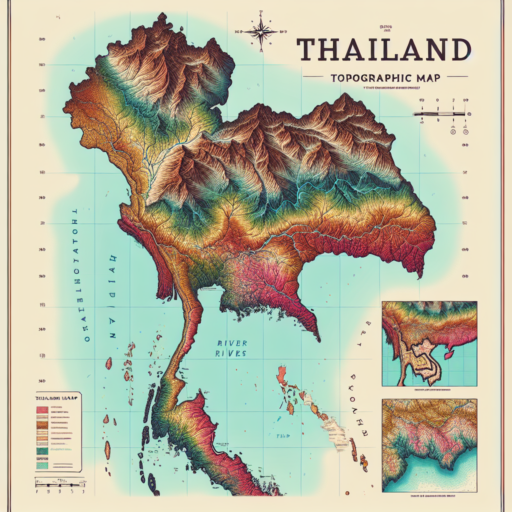 thailand topographic map