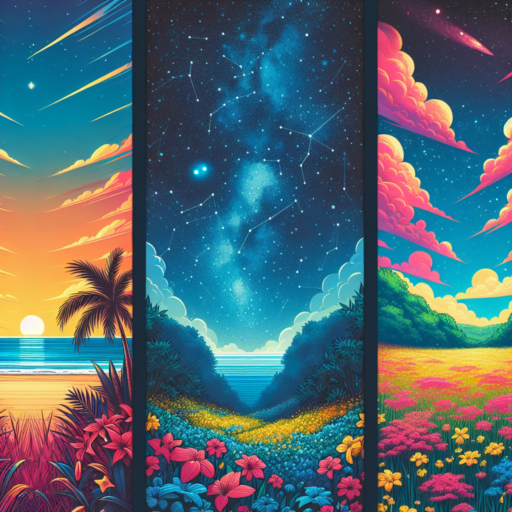 three screen backgrounds