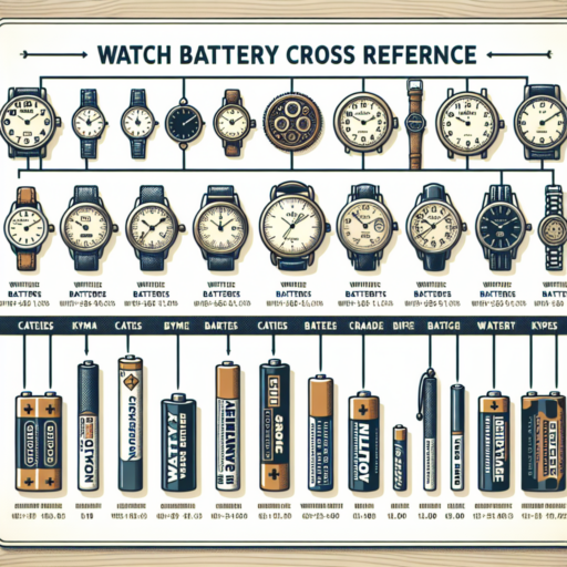 watch battery cross reference chart