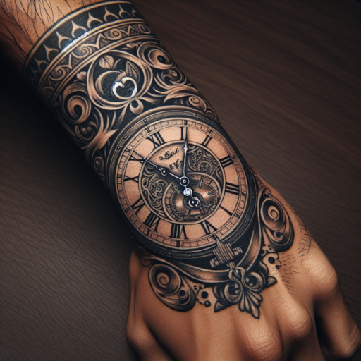 watch tattoo on wrist
