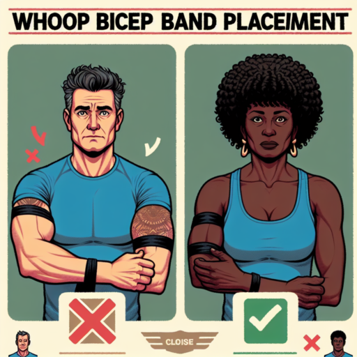 whoop bicep band placement