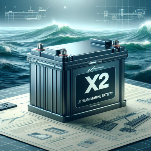 x2 lithium marine battery