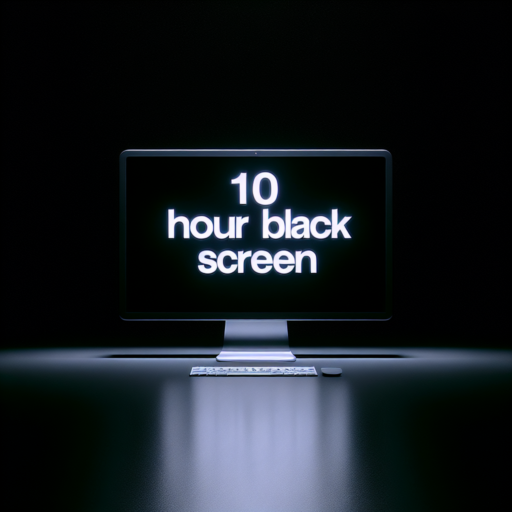 10 hour black screen