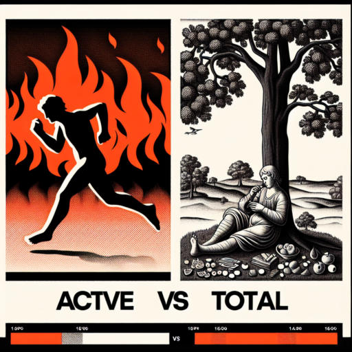 active vs total calories burned