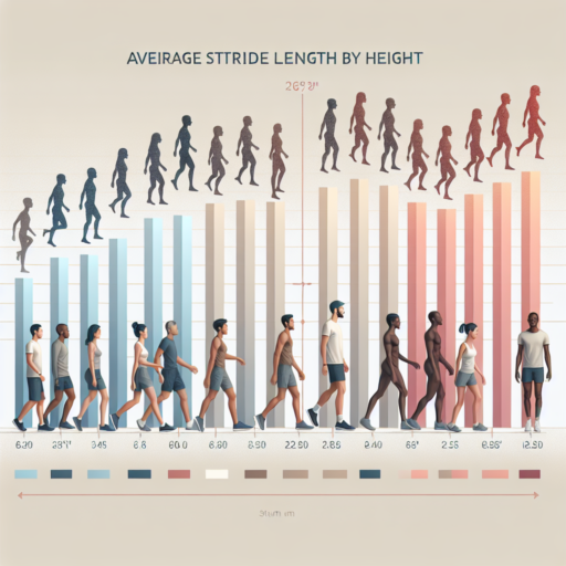average stride length by height
