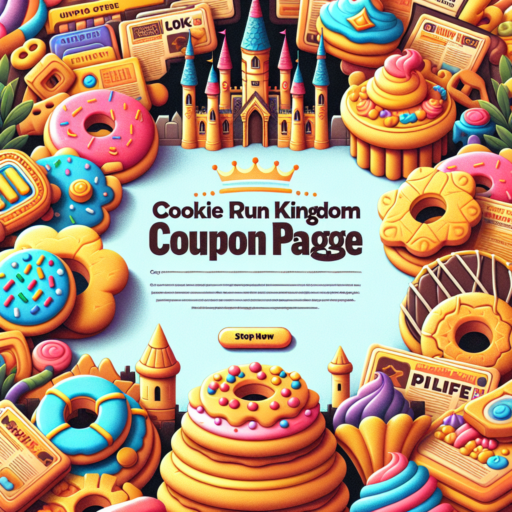 cookie run kingdom coupon page