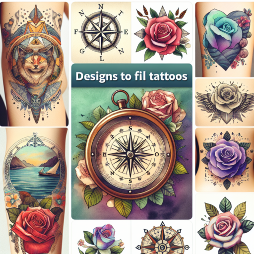 diseños para rellenar tatuajes