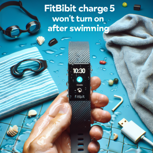 fitbit charge 5 won't turn on after swimming