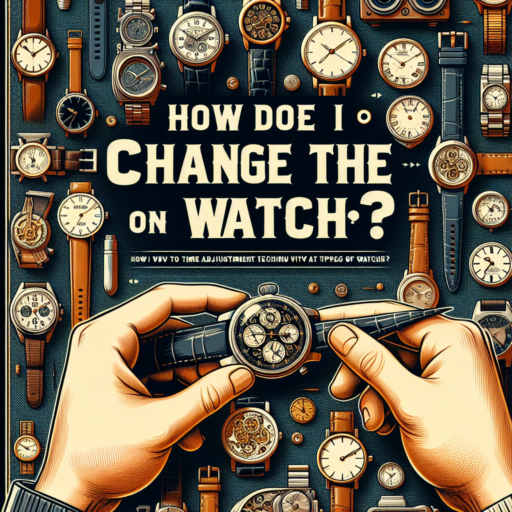 Easy Steps on How to Change the Time on Your Watch: A Detailed Guide