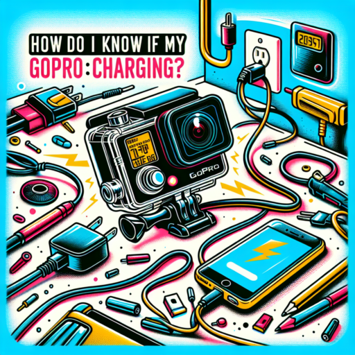 how do i know if my gopro is charging