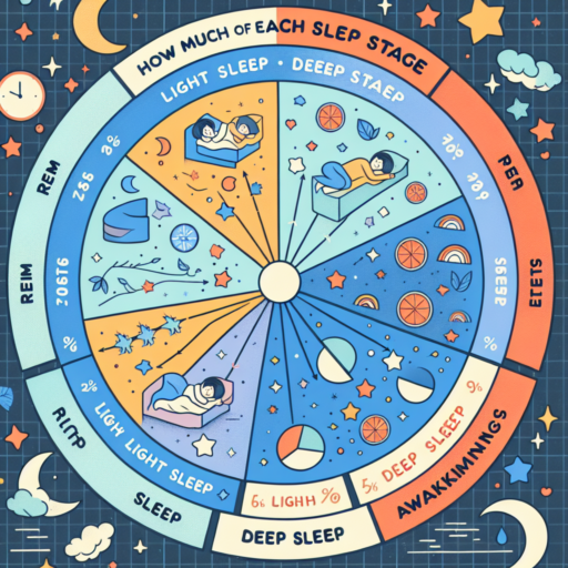 how much of each sleep stage