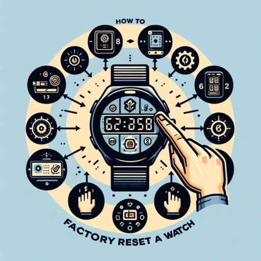 how to factory reset a watch
