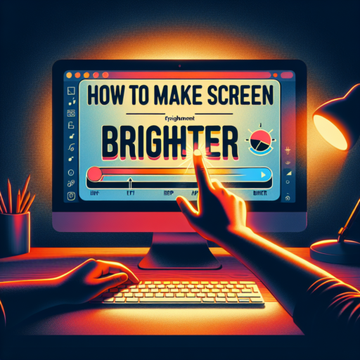 how to make screen brighter
