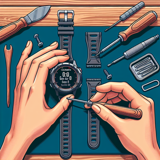 how to replace garmin watch band