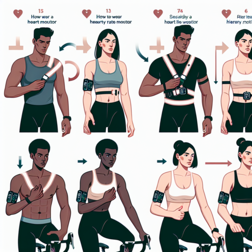 how to wear peloton heart rate monitor
