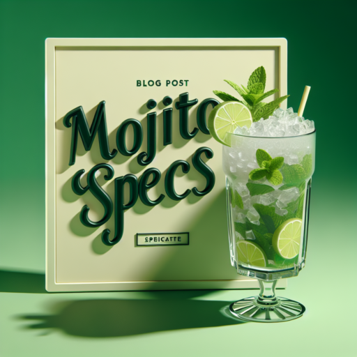 The Ultimate Guide to Mojito Specs: Ingredients, Ratios, and Techniques