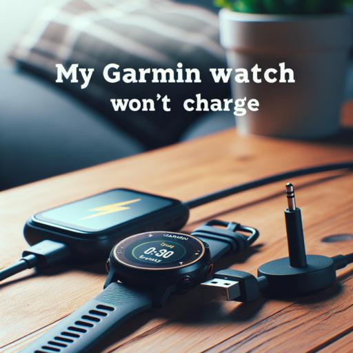 my garmin watch won't charge