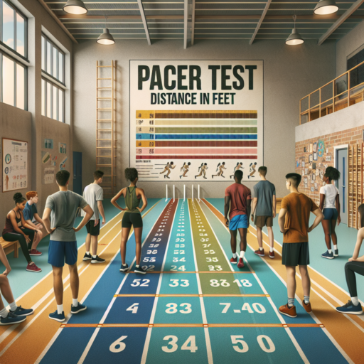pacer test distance in feet