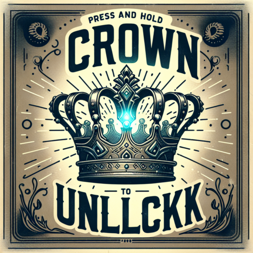 press and hold crown to unlock