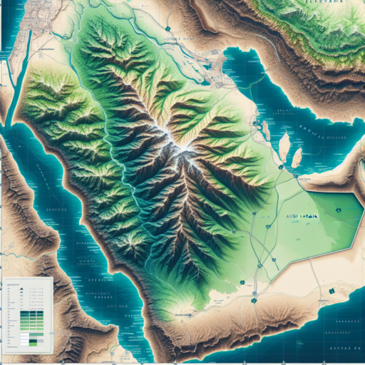saudi arabia topographic map