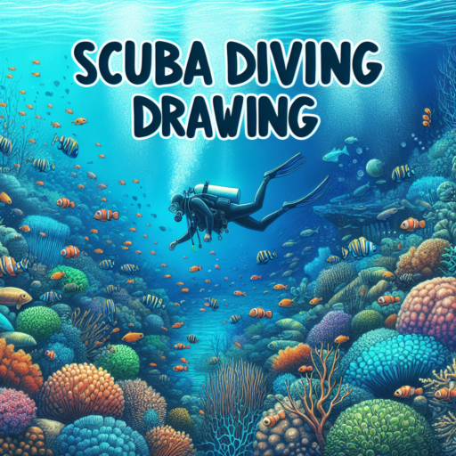 scuba diving drawing