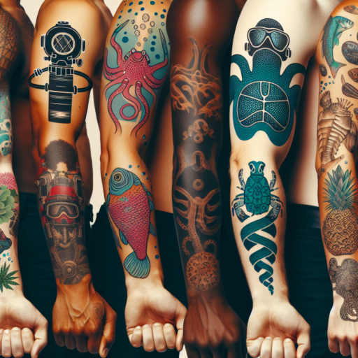 scuba tattoos