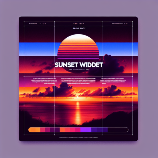 sunset widget