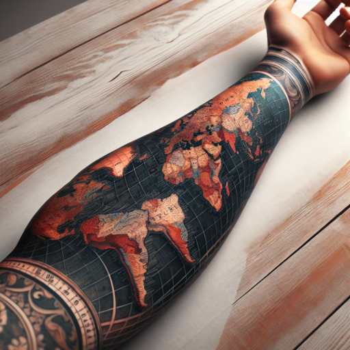 tatuajes de mapas